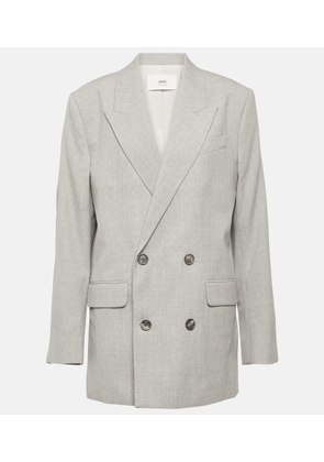 Ami Paris Double-breasted wool blazer