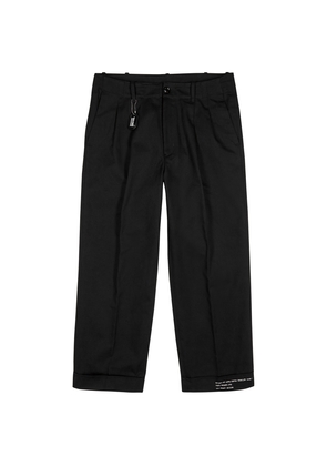 Moncler 7 Fragment Hiroshi Fujiwara Black Straight-leg Cotton Trousers - 50