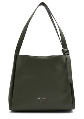 Kate Spade New York Knott Leather Shoulder bag - Dark Green