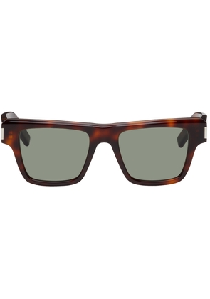 Saint Laurent Tortoiseshell SL 469 Square Sunglasses