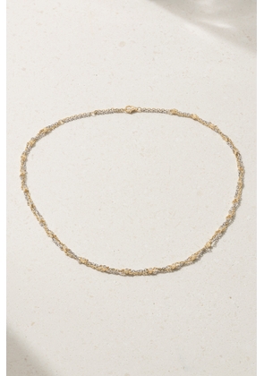 Yvonne Léon - 9-karat White And Yellow Gold Diamond Necklace - One size
