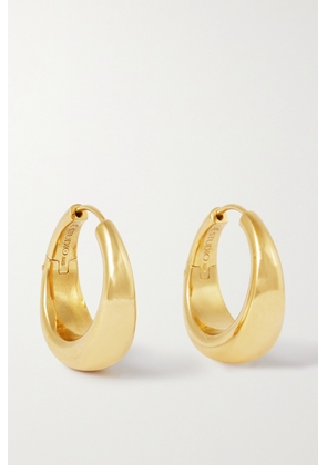 LIÉ STUDIO - The Andrea Gold-plated Hoop Earrings - One size