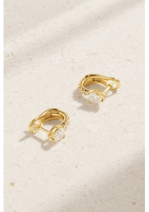 Anita Ko - 18-karat Gold Diamond Hoop Earrings - One size