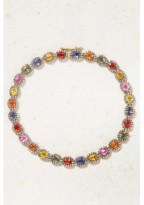 Amrapali London - Mini Rajasthan 18-karat Gold, Diamond And Sapphire Bracelet - One size