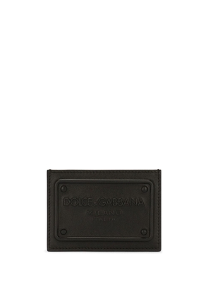 Dolce & Gabbana DG-logo embossed card holder - Black