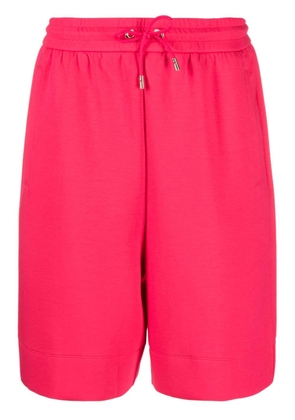 Emporio Armani cotton-blend track shorts - Pink