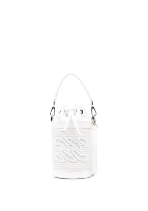 Casadei Beaurivage bucket bag - White