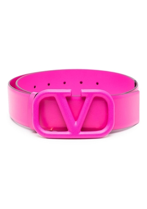 Valentino Garavani Vlogo buckle belt - Pink