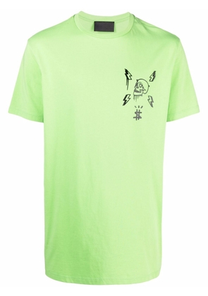 Philipp Plein hexagon-print T-shirt - Green