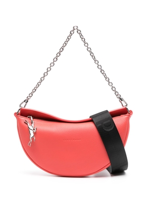 Longchamp small Smile leather crossbody bag - Red