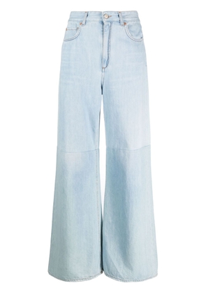 Dorothee Schumacher panelled-design wide-leg jeans - Blue