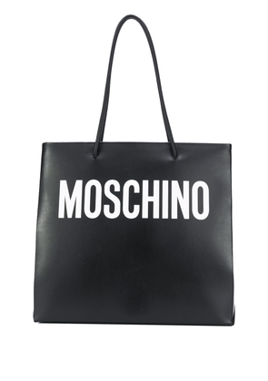 Moschino logo print tote - Black