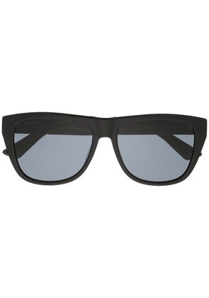 Gucci Eyewear Web-stripe D-frame sunglasses - Black
