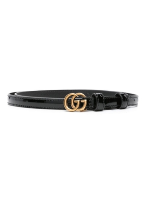 Gucci Pre-Owned Gucci Marmont leather belt - Black