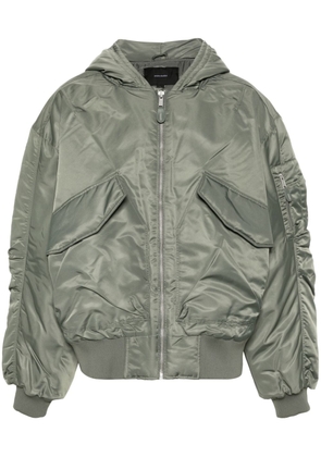 ENTIRE STUDIOS XB-70 hooded bomber jacket - Green