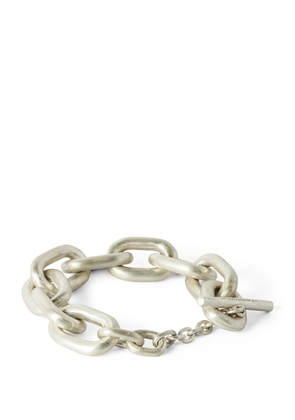 Parts Of Four Matte Sterling Silver Small Link Toggle Bracelet