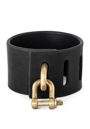 Parts Of Four Leather Restraint Charm Bracelet