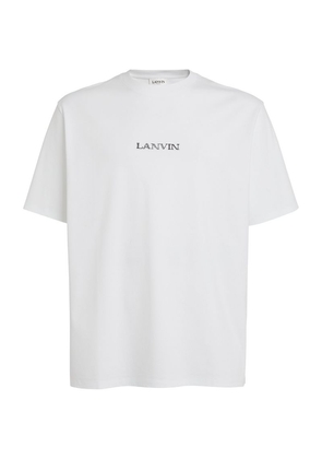 Lanvin Embroidered Logo T-Shirt