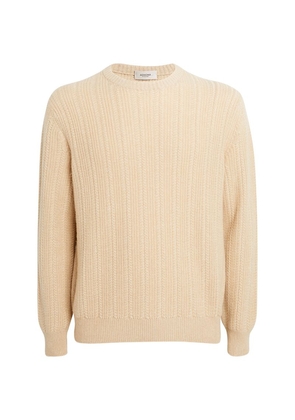 Agnona Cashmere-Silk-Linen Sweater