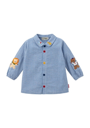 Miki House Cotton Gingham Shirt (6-36 Months)