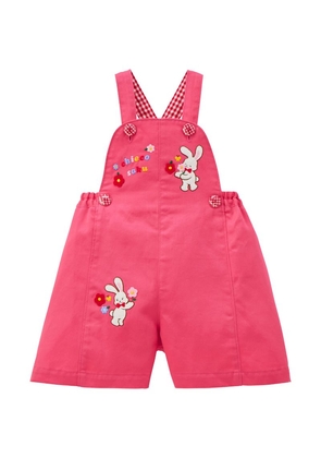 Miki House Cotton Embroidered Dungarees (2-7 Years)