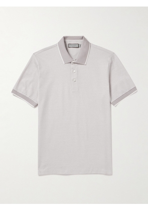 Canali - Cotton-Piqué Polo Shirt - Men - Neutrals - IT 46