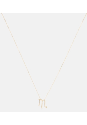 Persée Scorpion 18kt gold necklace with diamonds