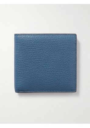 Smythson - Ludlow Full-Grain Leather Wallet - Men - Blue