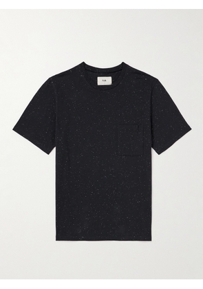 Folk - Assembly Slub Organic Cotton-Blend Jersey T-Shirt - Men - Black - 1