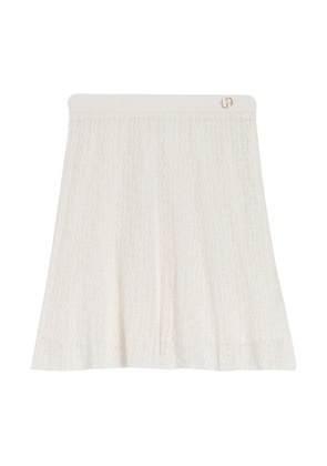 Flowingfine-knit skirt