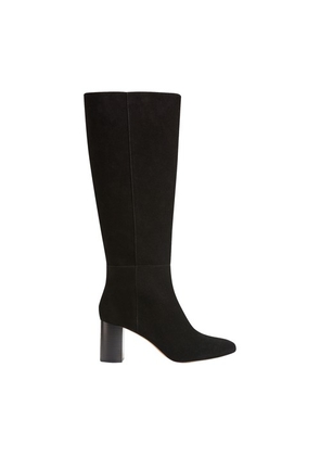 Suede tall boots