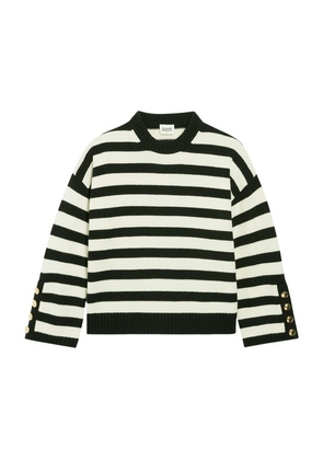 Two-tone oversized jumper