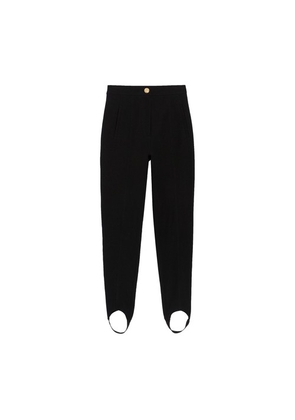 High-rise slim-fit trousers