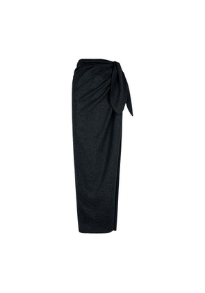 Lanna skirt in virgin wool and cashmere