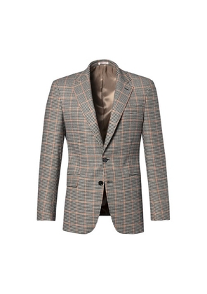 Jacket with houndstooth pattern