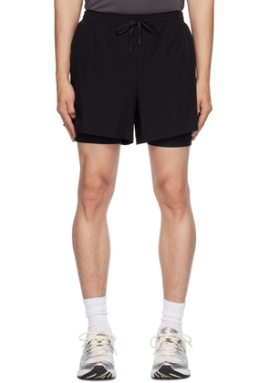 7 DAYS Active Black Two-In-One Shorts