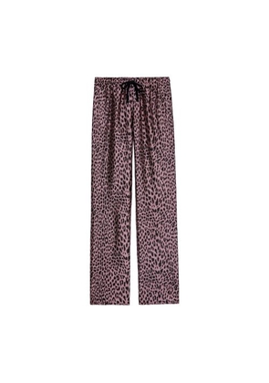 Pomy Leopard Jacquard Trousers