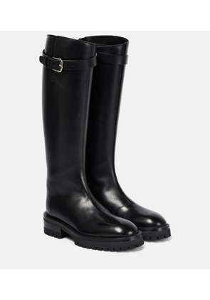 Ann Demeulemeester Nes leather knee-high boots
