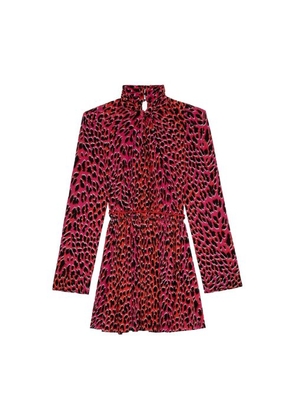 Ryde Leopard Silk Dress