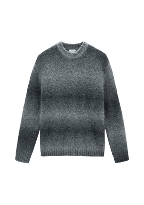 Turtleneck Sweater in Alpaca Blend with Dégradé Effect