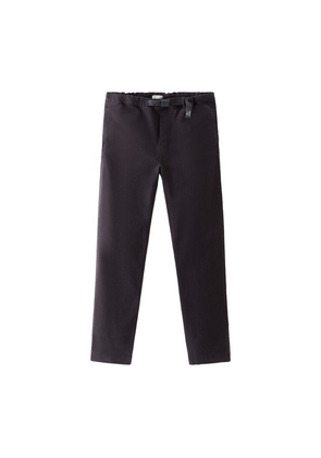 Garment-Dyed Chino Pants in Stretch Cotton Twill
