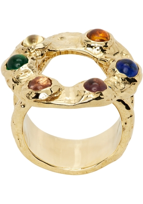 Mondo Mondo Gold Halo Ring