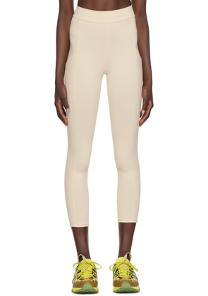Live the Process Off-White Crystal Sport Leggings