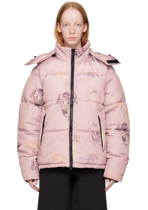 The Very Warm Pink Hooded Puffer Jacket