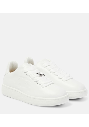 Burberry Box leather sneakers