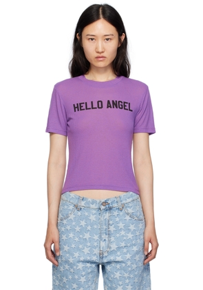 Stockholm (Surfboard) Club Purple 'Hello Angel' T-Shirt