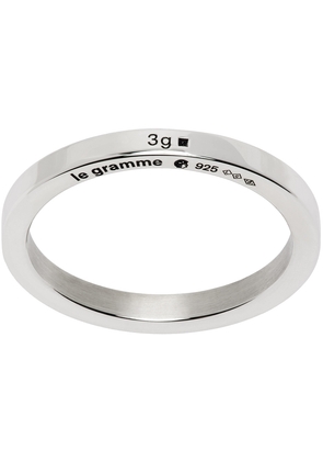 Le Gramme Silver 'La 3g' Ribbon Ring