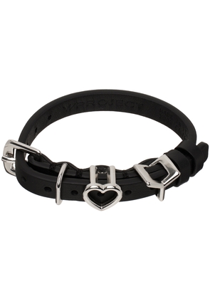 Y/Project Black Y Heart Belt Bracelet