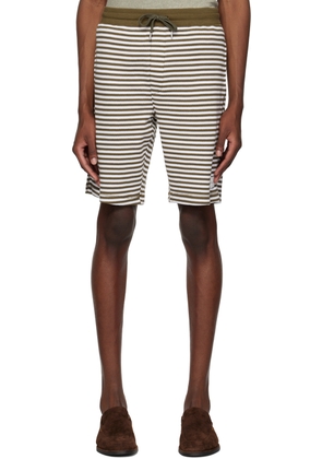 Paul Smith Brown Stripe Shorts