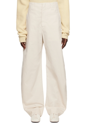LEMAIRE Off-White Curved Jeans